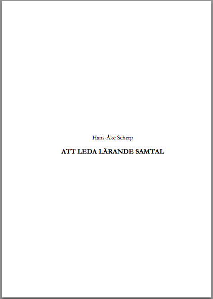 Att leda lärande samtal Bokomslag