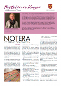Notera - ett sätt att öka kvaliteten